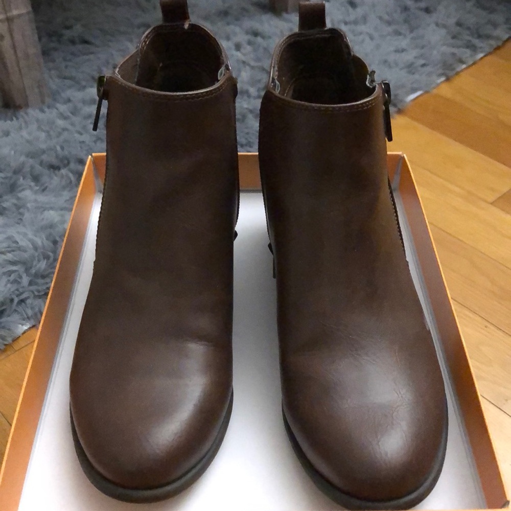 Brown Unisa Ankle Booties